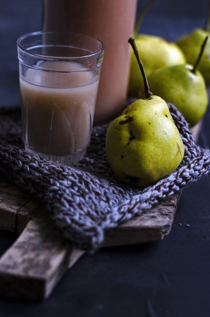 Pahar de nectar lână pere de vară